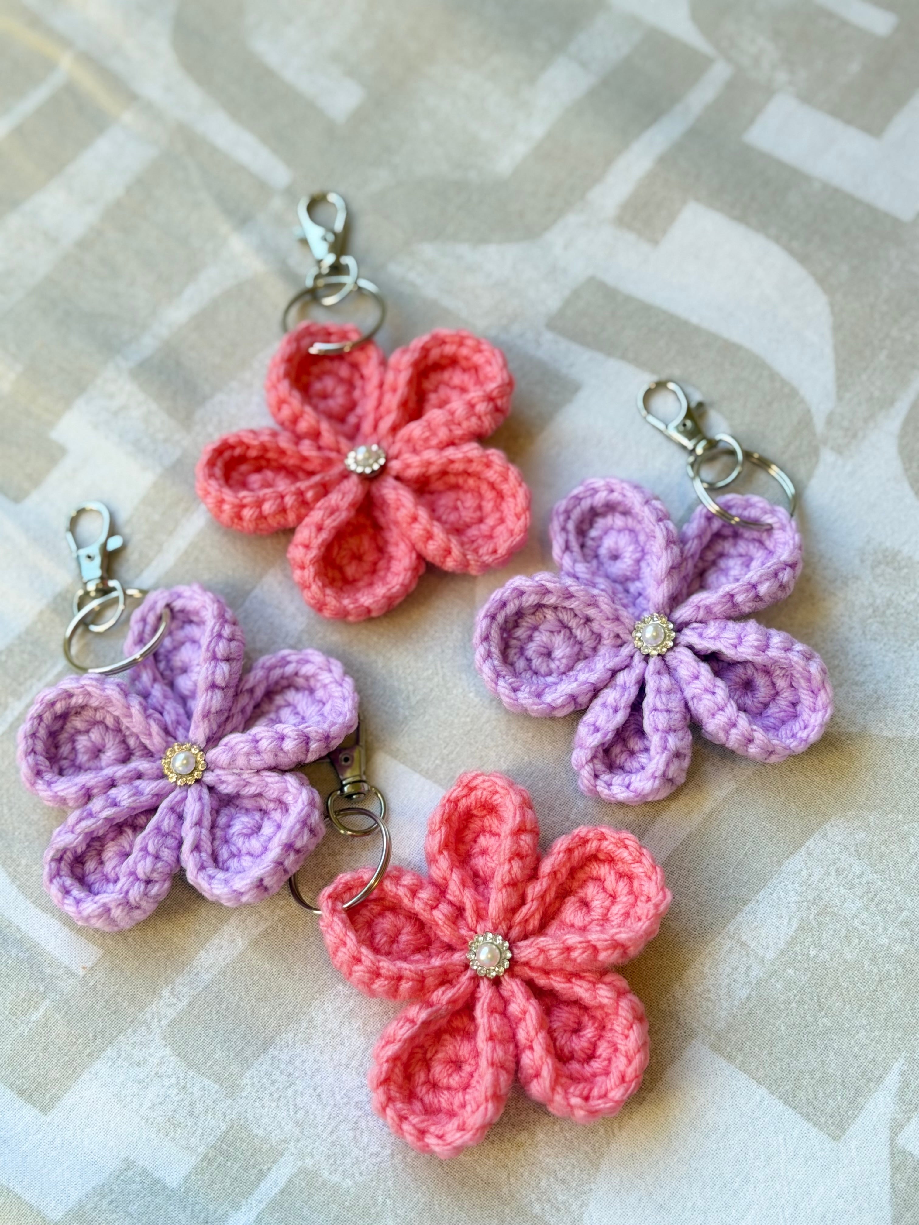 Flower keychain
