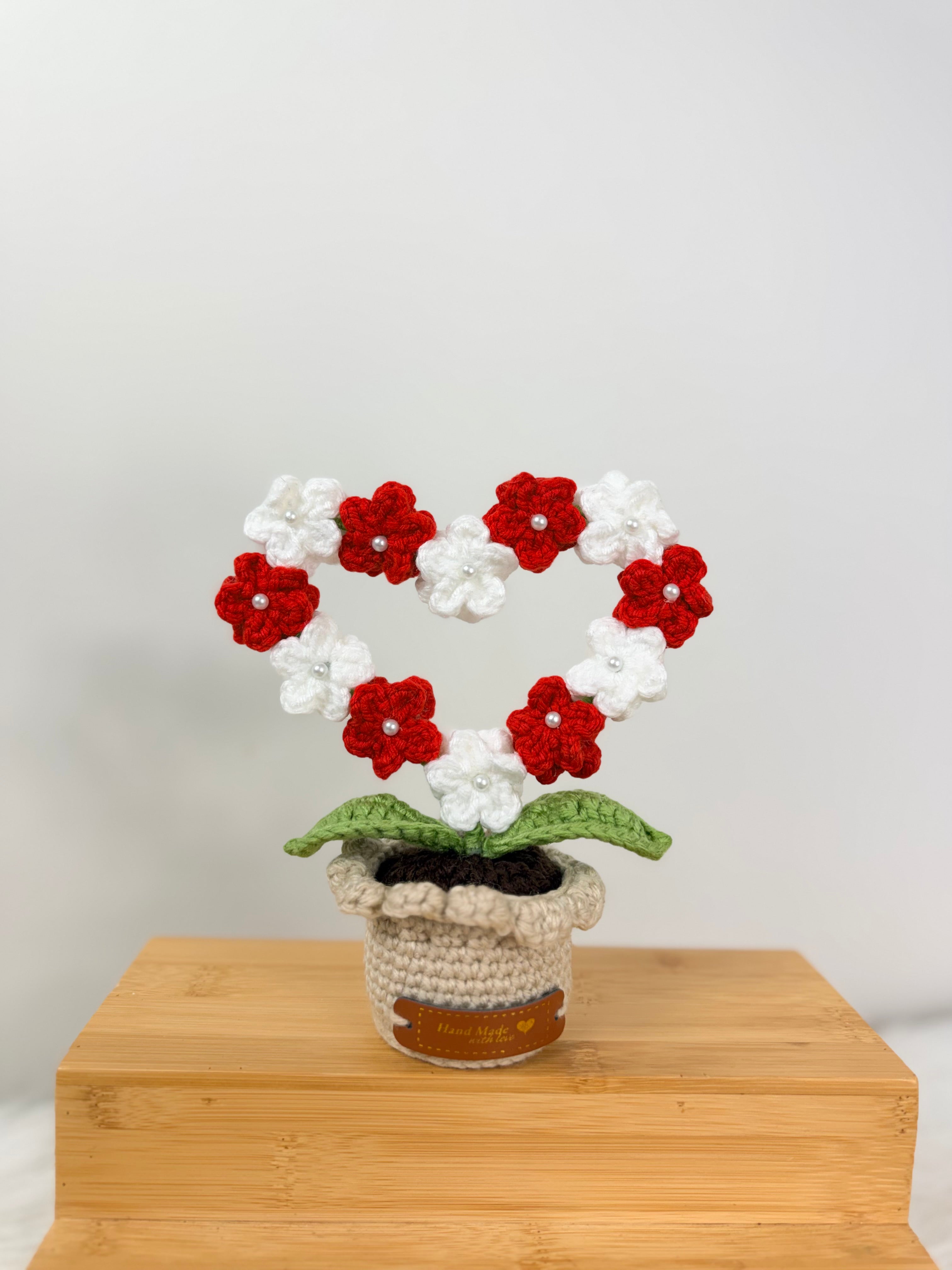 Heart flower pot