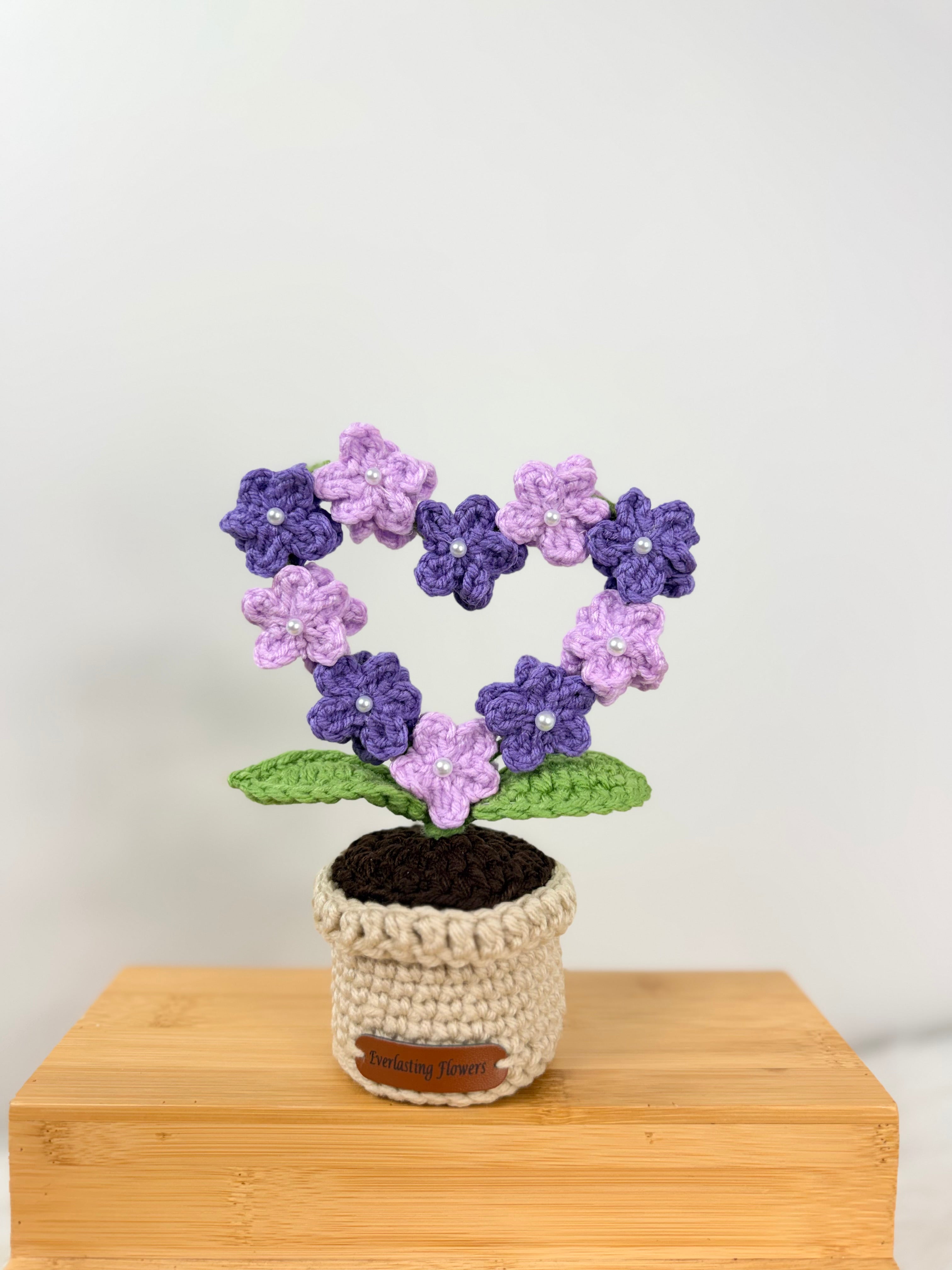 Heart flower pot
