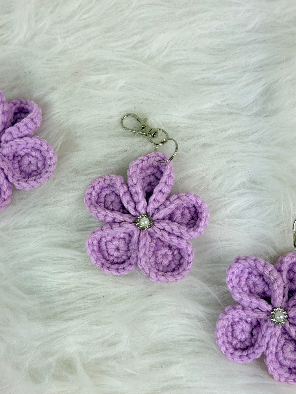 Flower keychain