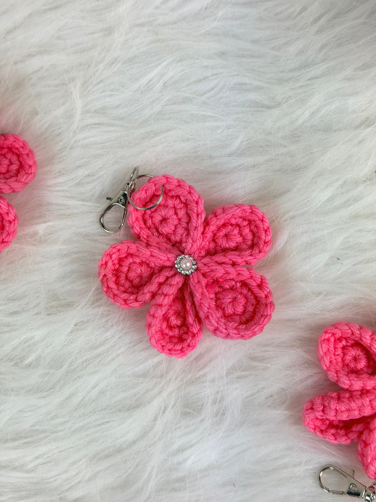 Flower keychain